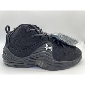 Nike Air Penny 2 Stussy Black Sneakers Shoes DQ5674-001 M8/W9.5 New